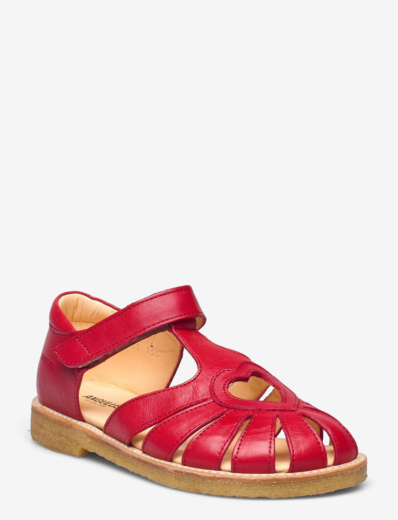ANGULUS - Sandals - flat - closed toe -  - siksniņu sandales - 1412 red - 0