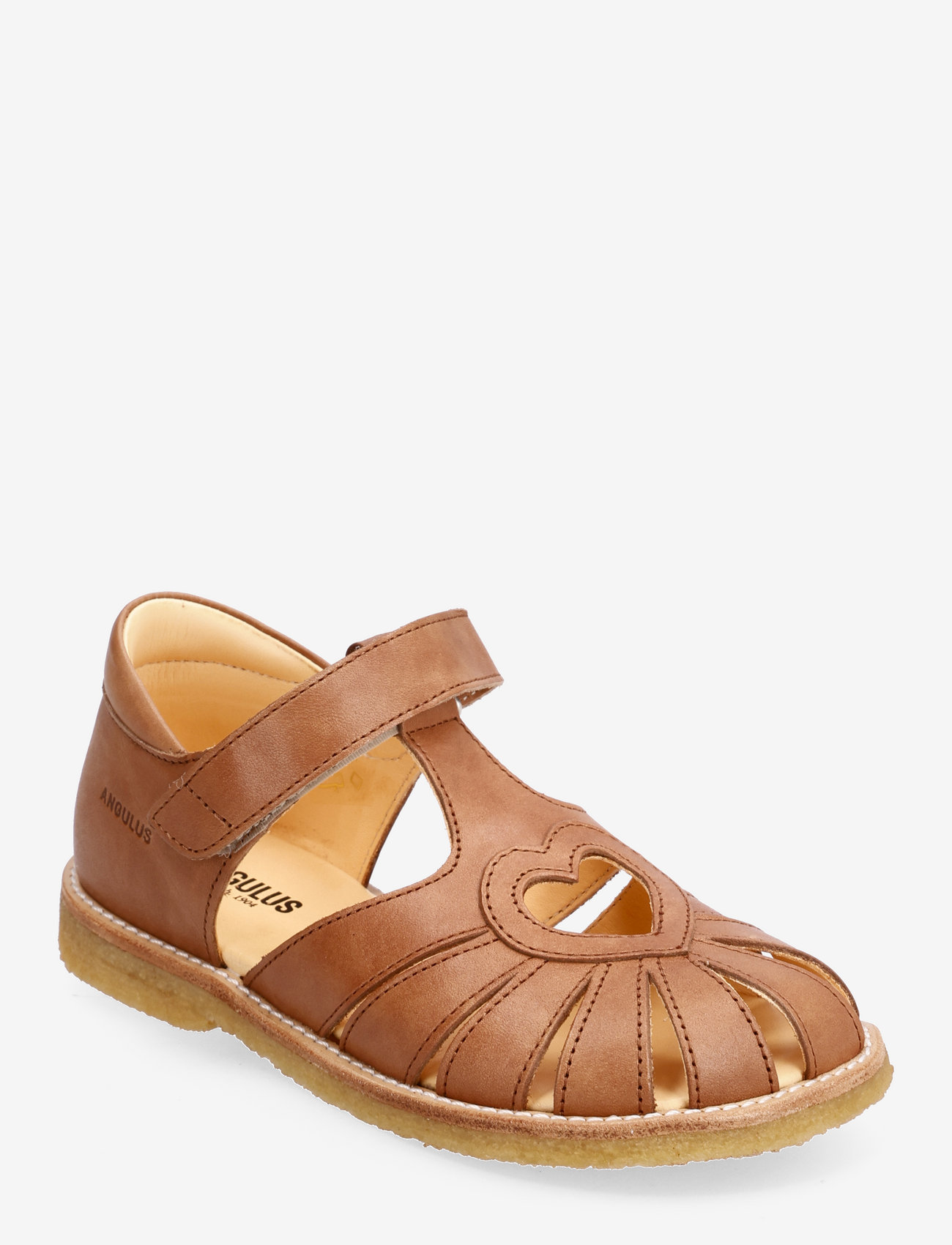 ANGULUS - Sandals - flat - closed toe - - gode sommertilbud - 1789 tan - 0