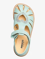 ANGULUS - Sandals - flat - closed toe - - sommarfynd - 1583/2697 mint/mint glitter - 3