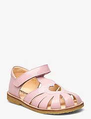 ANGULUS - Sandals - flat - closed toe - - zomerkoopjes - 1304/2698 peach/ rosa glitter - 0