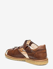 ANGULUS - Sandals - flat - closed toe -  - strap sandals - 2509 cognac - 2