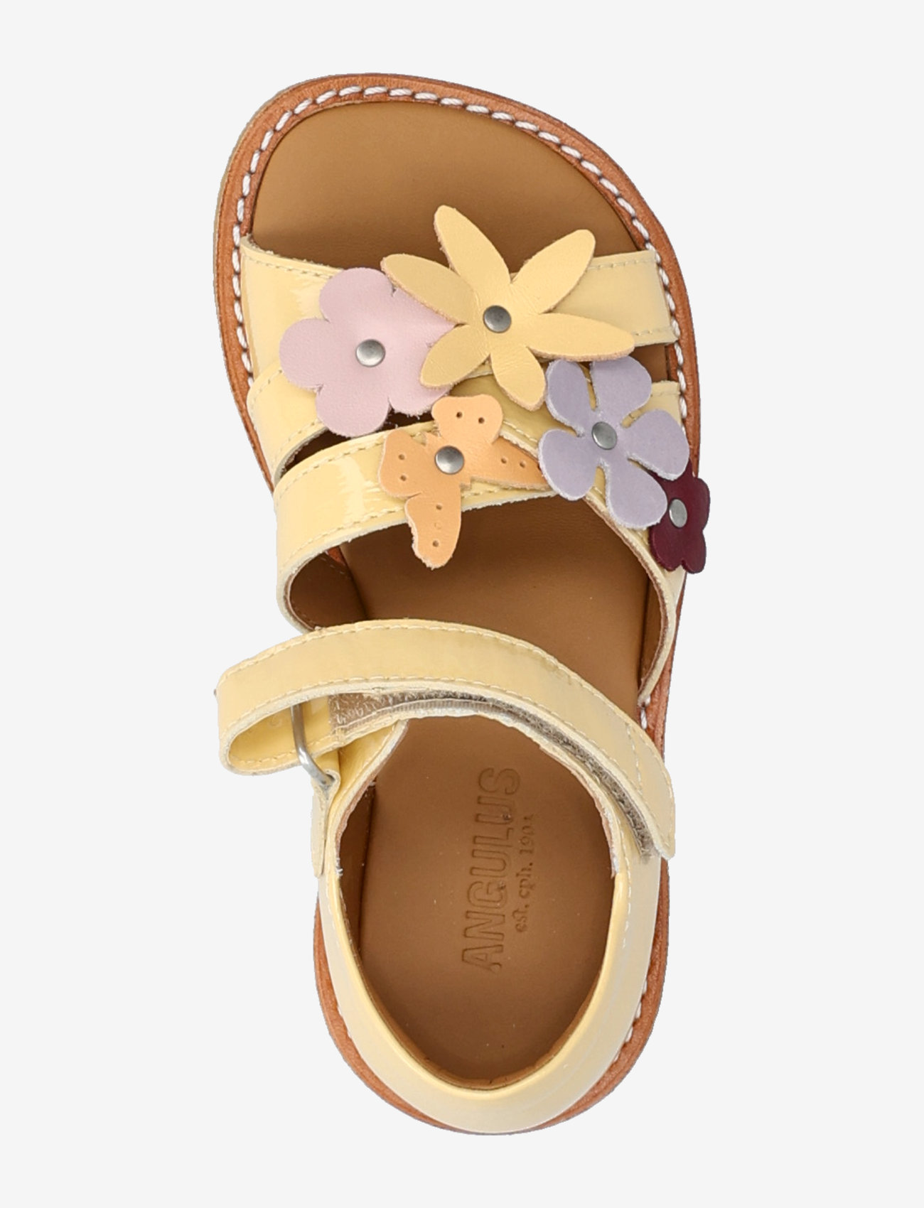 ANGULUS - Sandals - flat  - open toe - clo - shoes - 2706 mellow yellow - 3