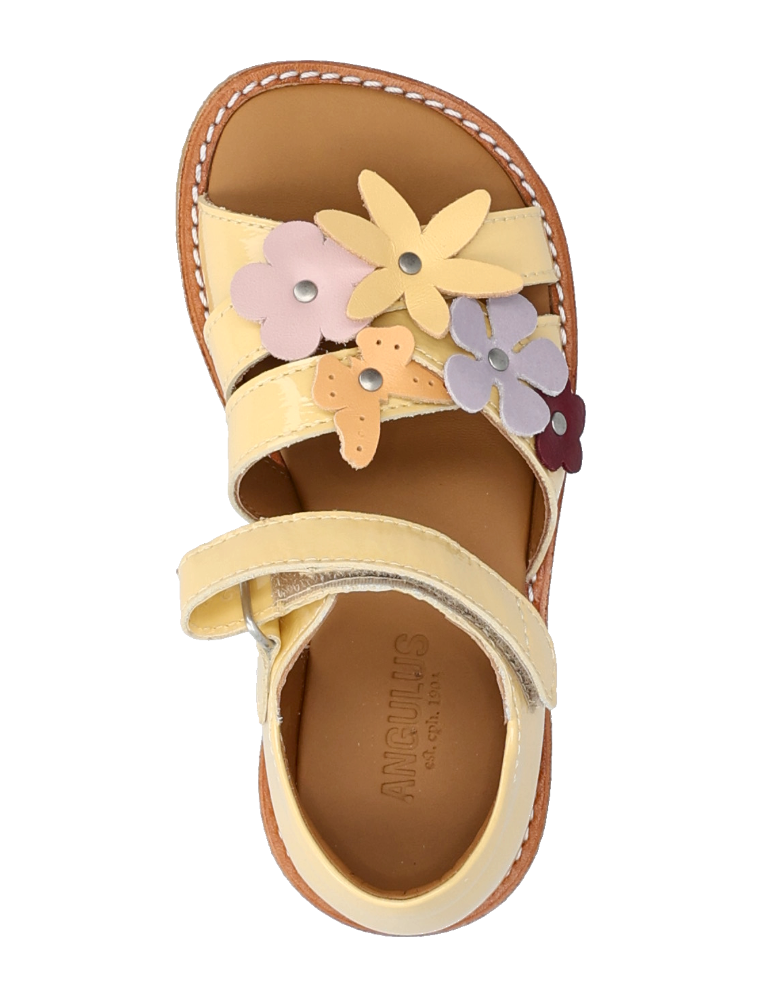 ANGULUS - Sandals - flat  - open toe - clo - schuhe - 2706 mellow yellow - 3