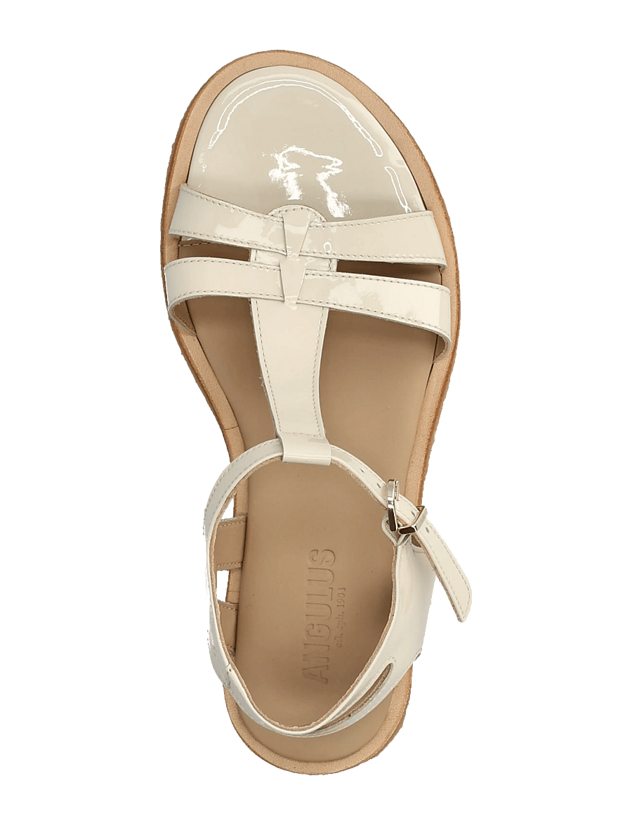 ANGULUS - Sandals - flat - kontsata sandaalid - 2362 buttermilk - 3