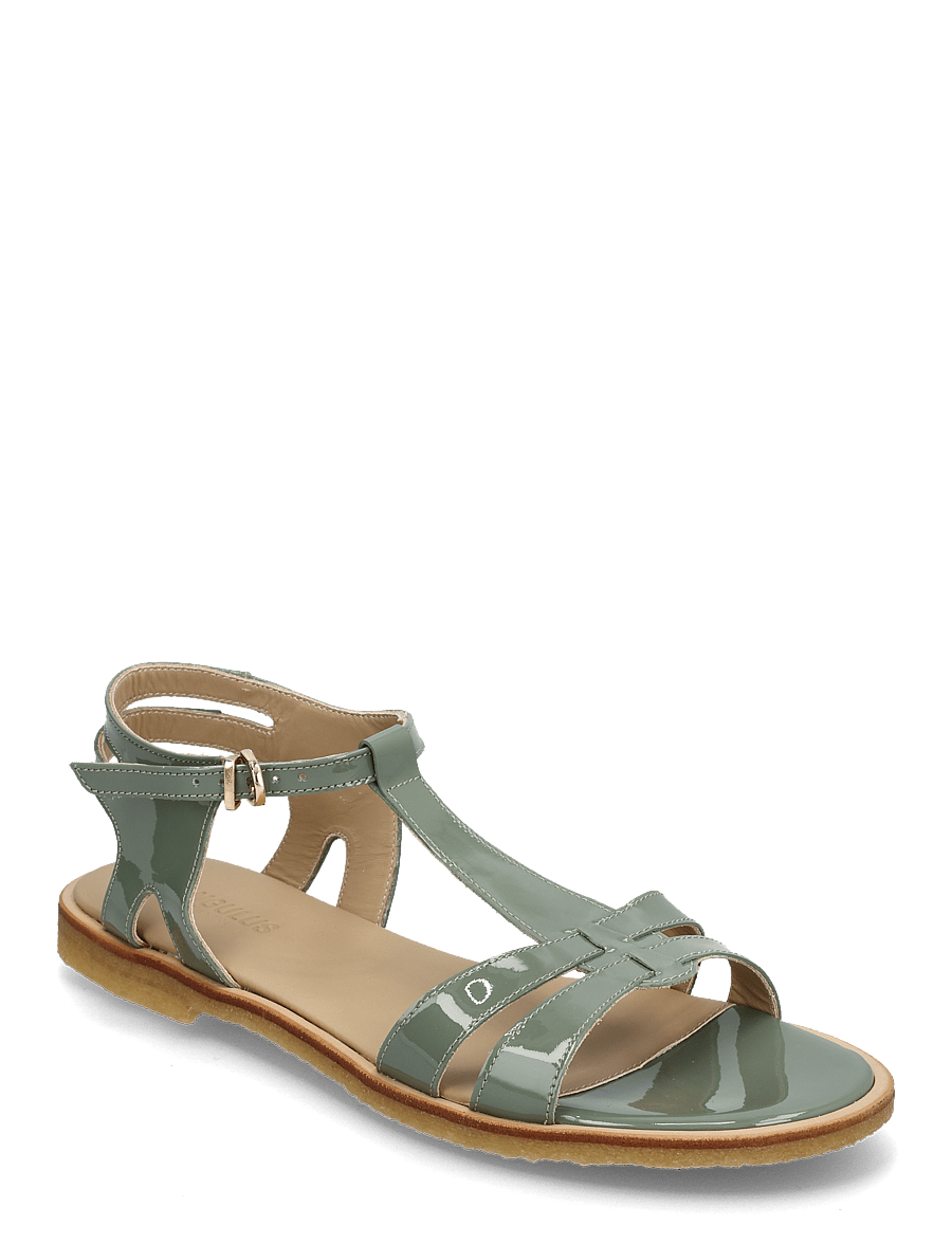 ANGULUS - Sandals - flat - flache sandalen - 3626 sage green - 0