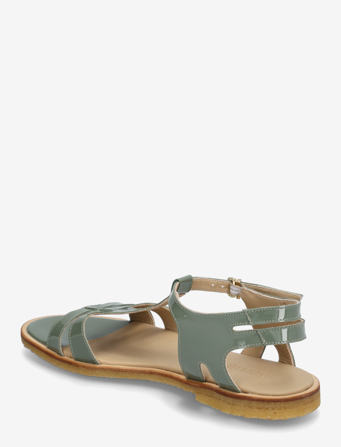ANGULUS - Sandals - flat - matalat sandaalit - 3626 sage green - 2