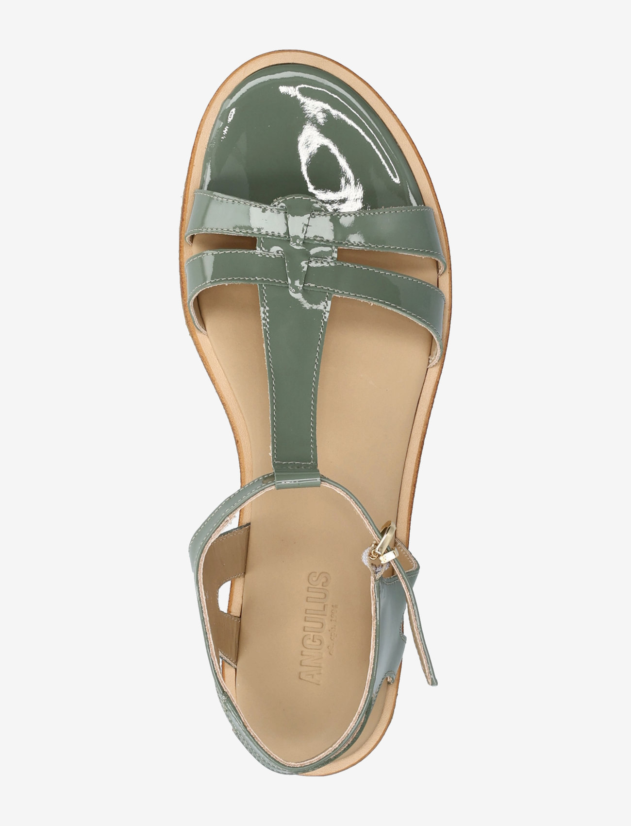 ANGULUS - Sandals - flat - matalat sandaalit - 3626 sage green - 3