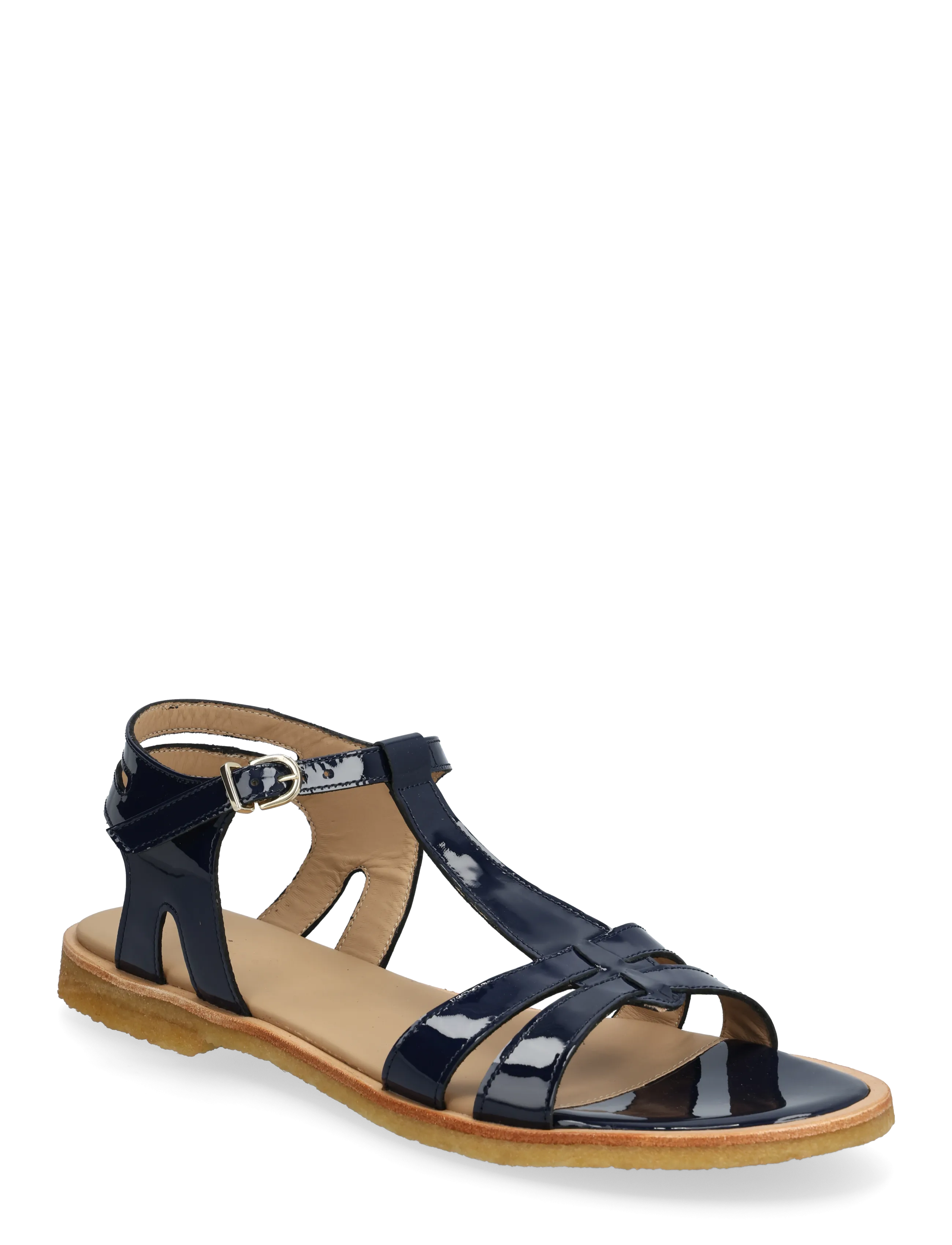ANGULUS Sandals - Flat, 40, Navy, Sandaler > Flade, Dame