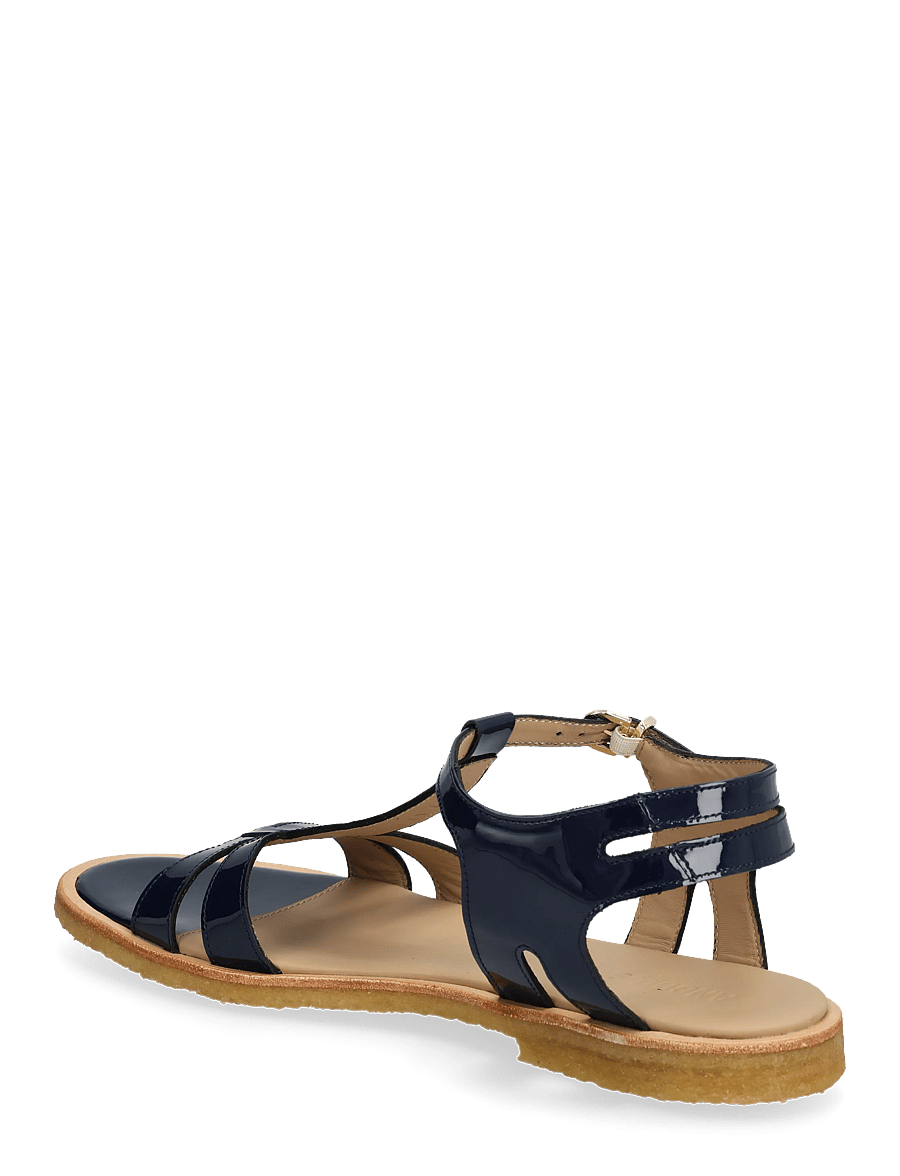 ANGULUS - Sandals - flat - płaskie sandały - 4602 navy - 2