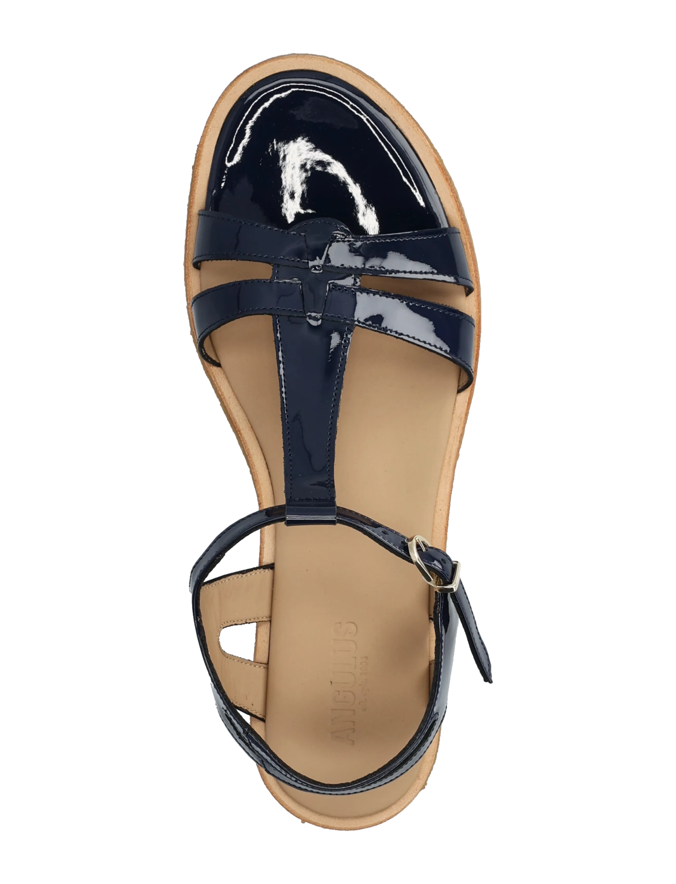 ANGULUS - Sandals - flat - płaskie sandały - 4602 navy - 3