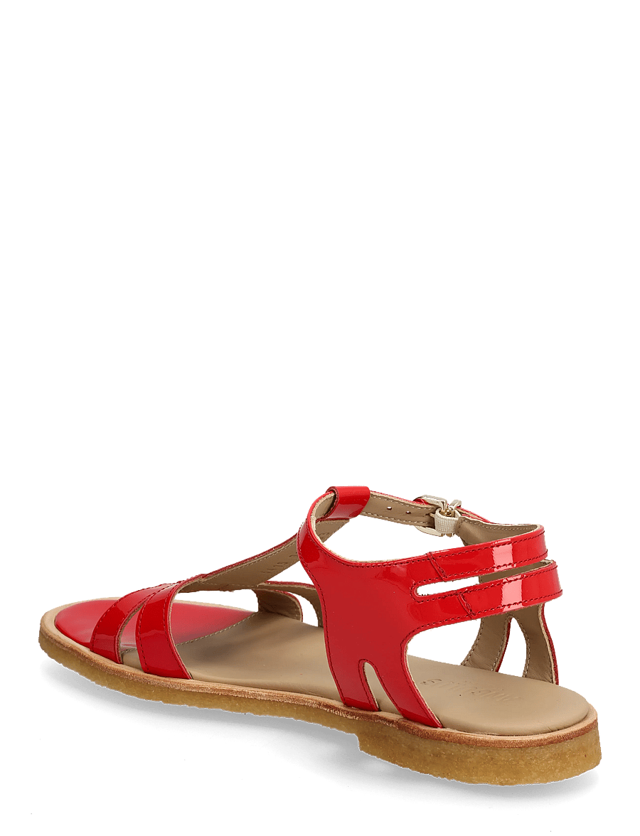 ANGULUS - Sandals - flat - flade sandaler - 4604 red coral - 2