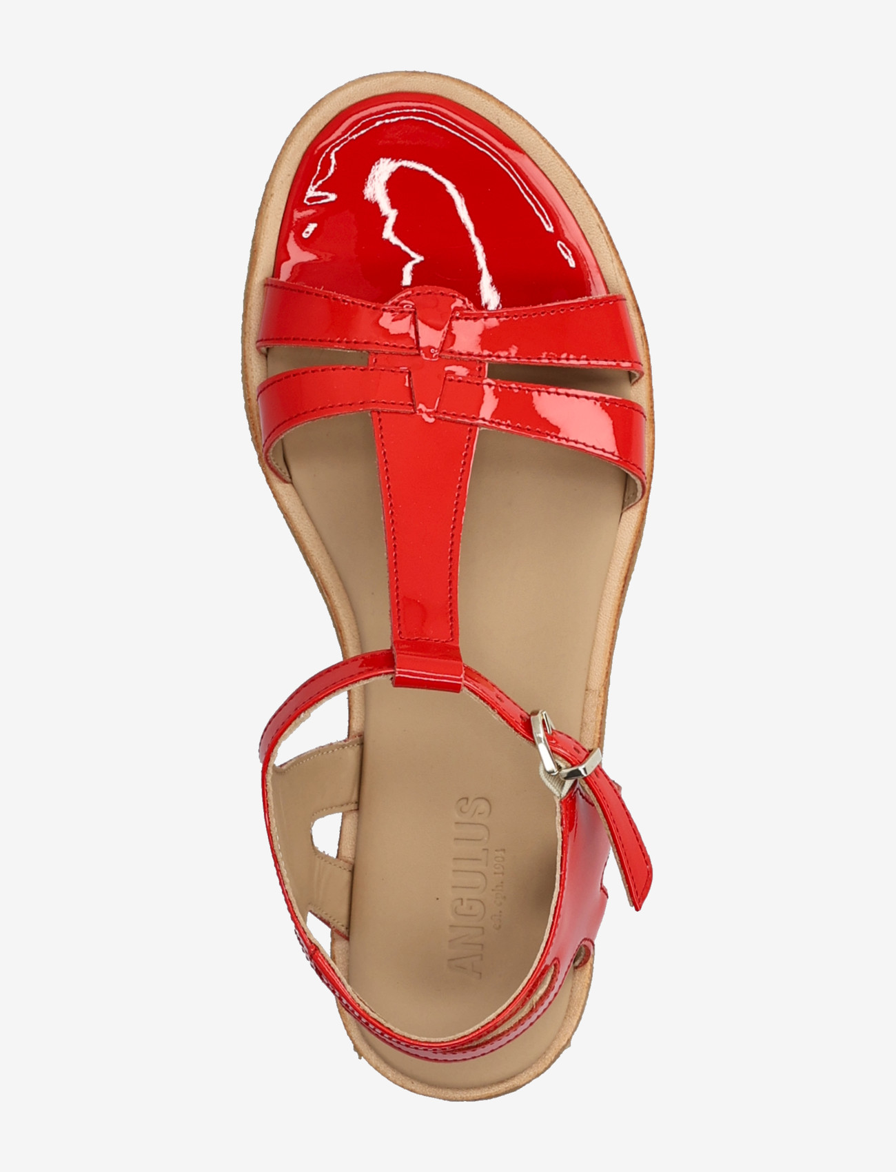 ANGULUS - Sandals - flat - flat sandals - 4604 red coral - 3