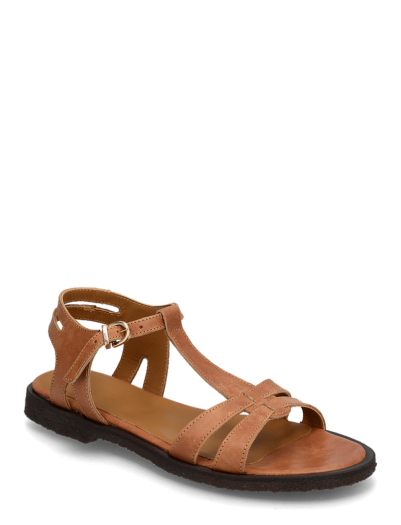 ANGULUS - Sandals - flat - gladiaator sandaalid - 1789 tan - 0
