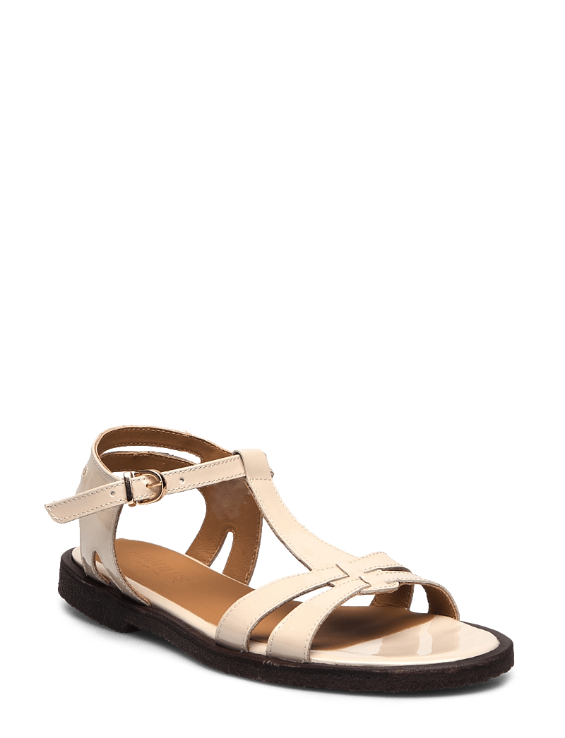ANGULUS - Sandals - flat - platta sandaler - 2807 beige - 1