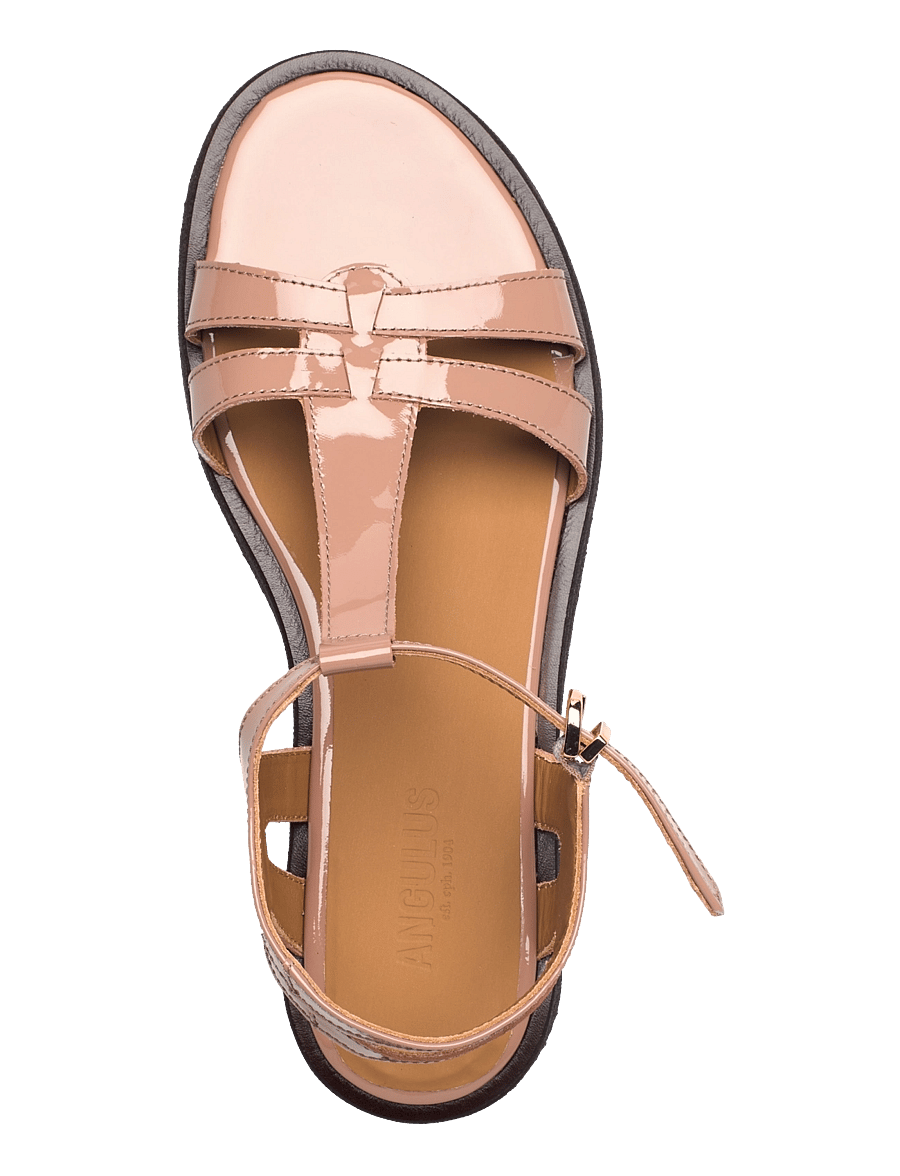ANGULUS - Sandals - flat - gladiator sandals - 3628 clay - 3