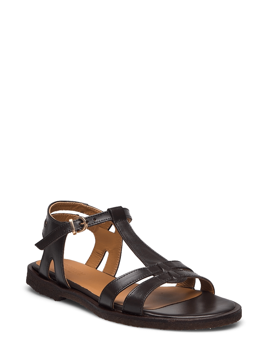 ANGULUS - Sandals - flat - gladiator sandals - 3639 dark brown - 0