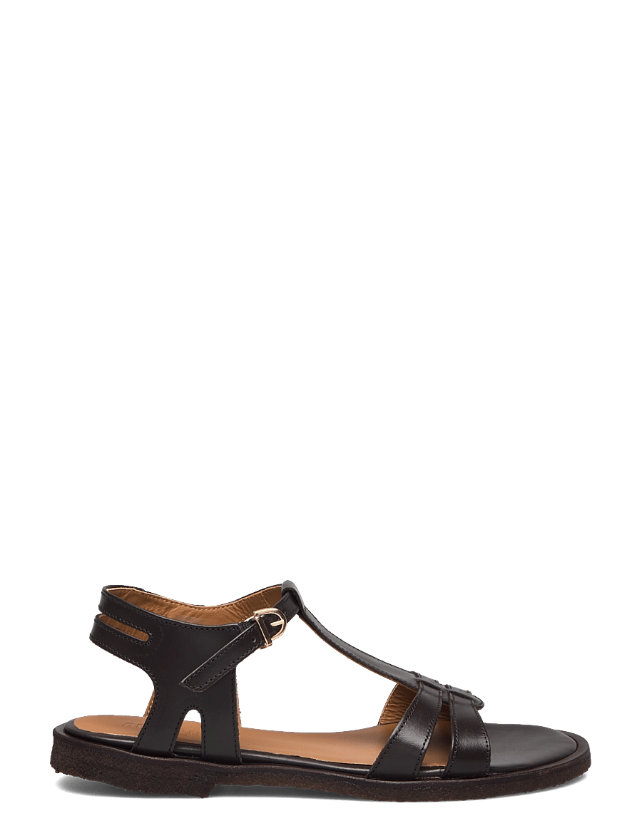 ANGULUS - Sandals - flat - gladiator sandals - 3639 dark brown - 1