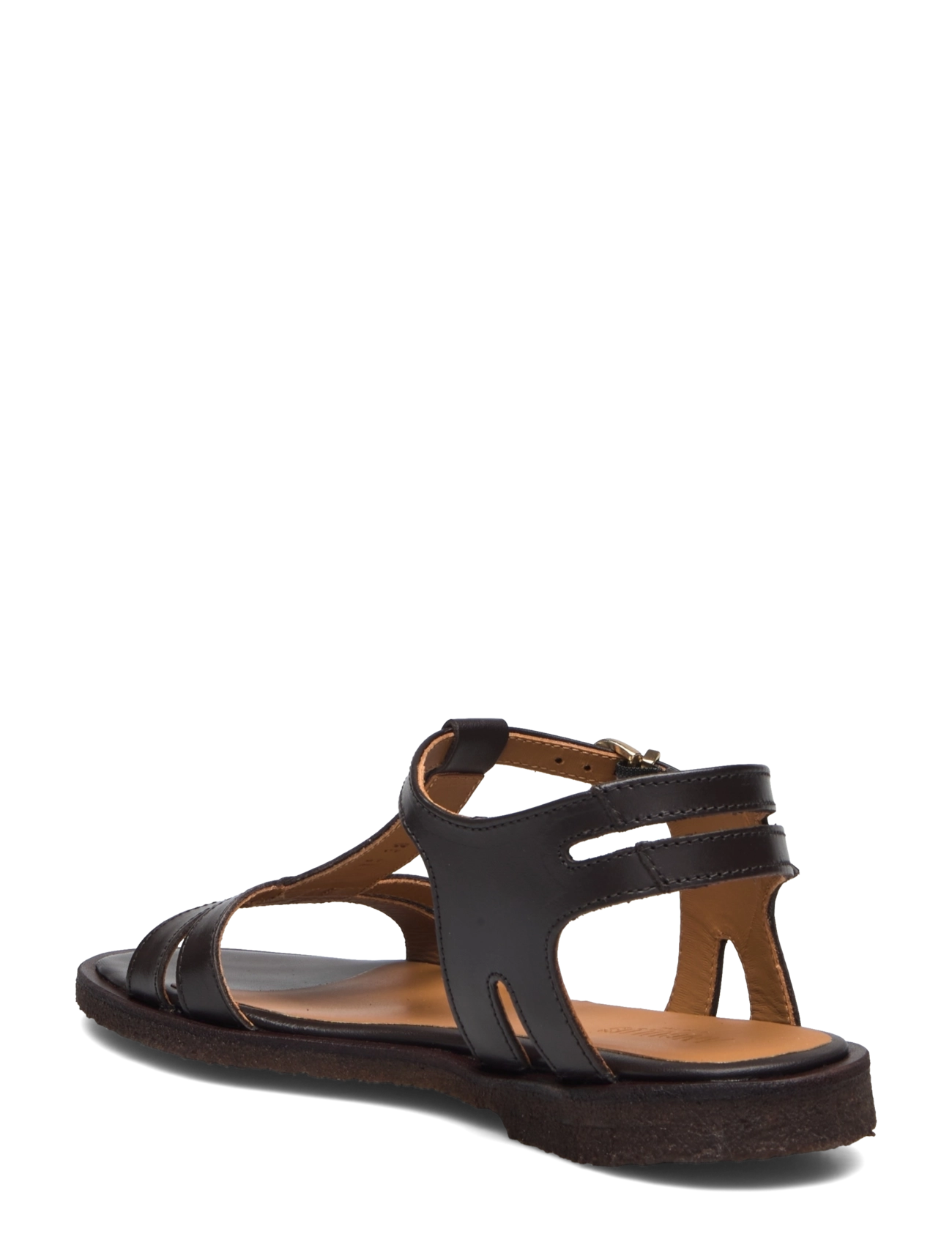 ANGULUS - Sandals - flat - kontsata sandaalid - 3639 dark brown - 2