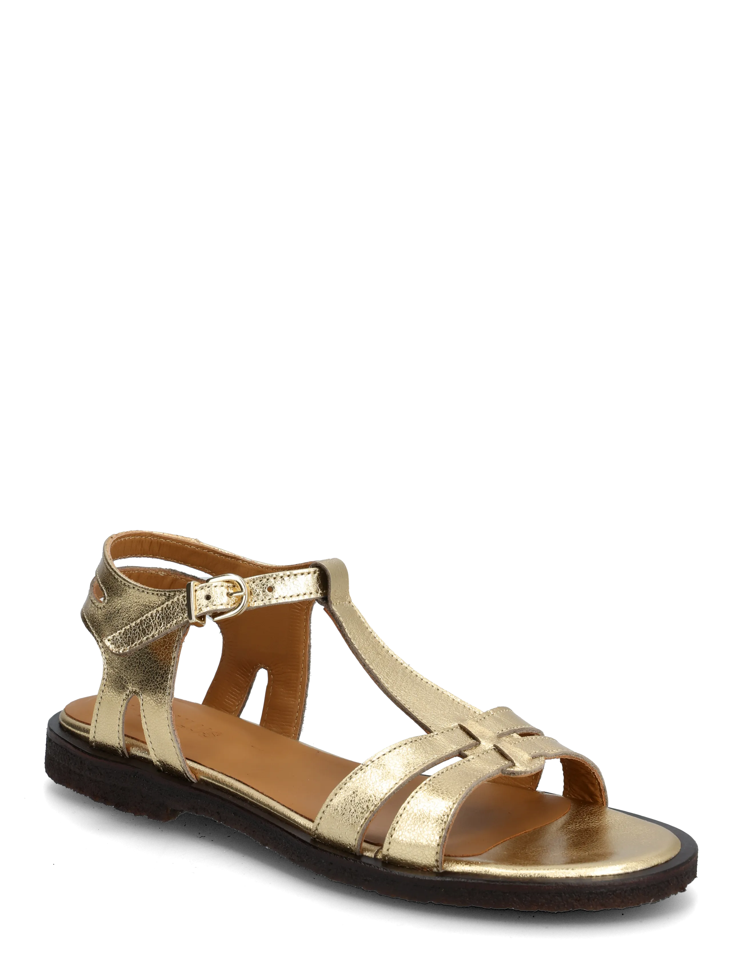 ANGULUS Sandals Flat, 38.5, Sandals, Gold - Frauen