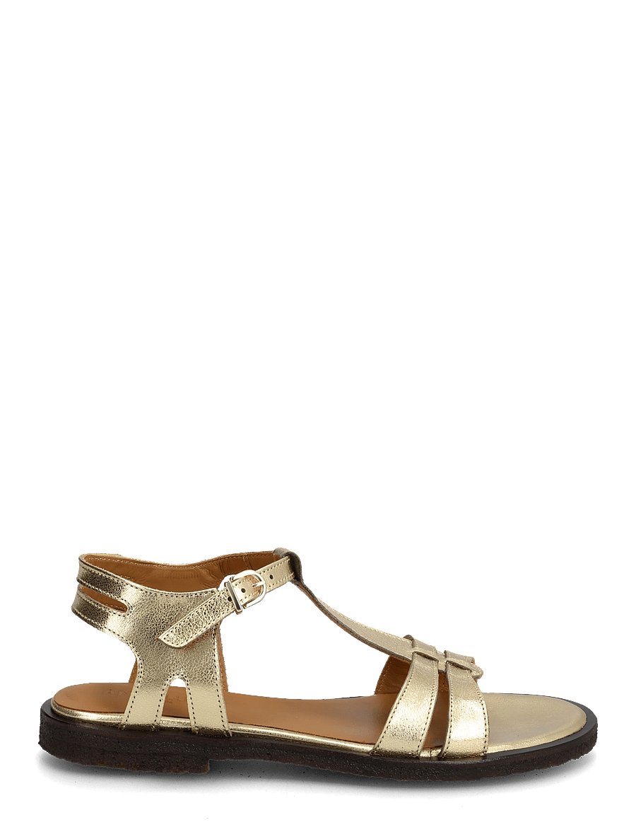 ANGULUS - Sandals - flat - gladiatorsandaler - 3643 gold - 1