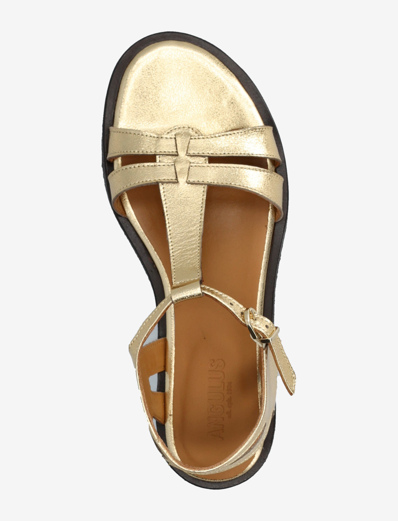 ANGULUS - Sandals - flat - gladiatorsandaler - 3643 gold - 3