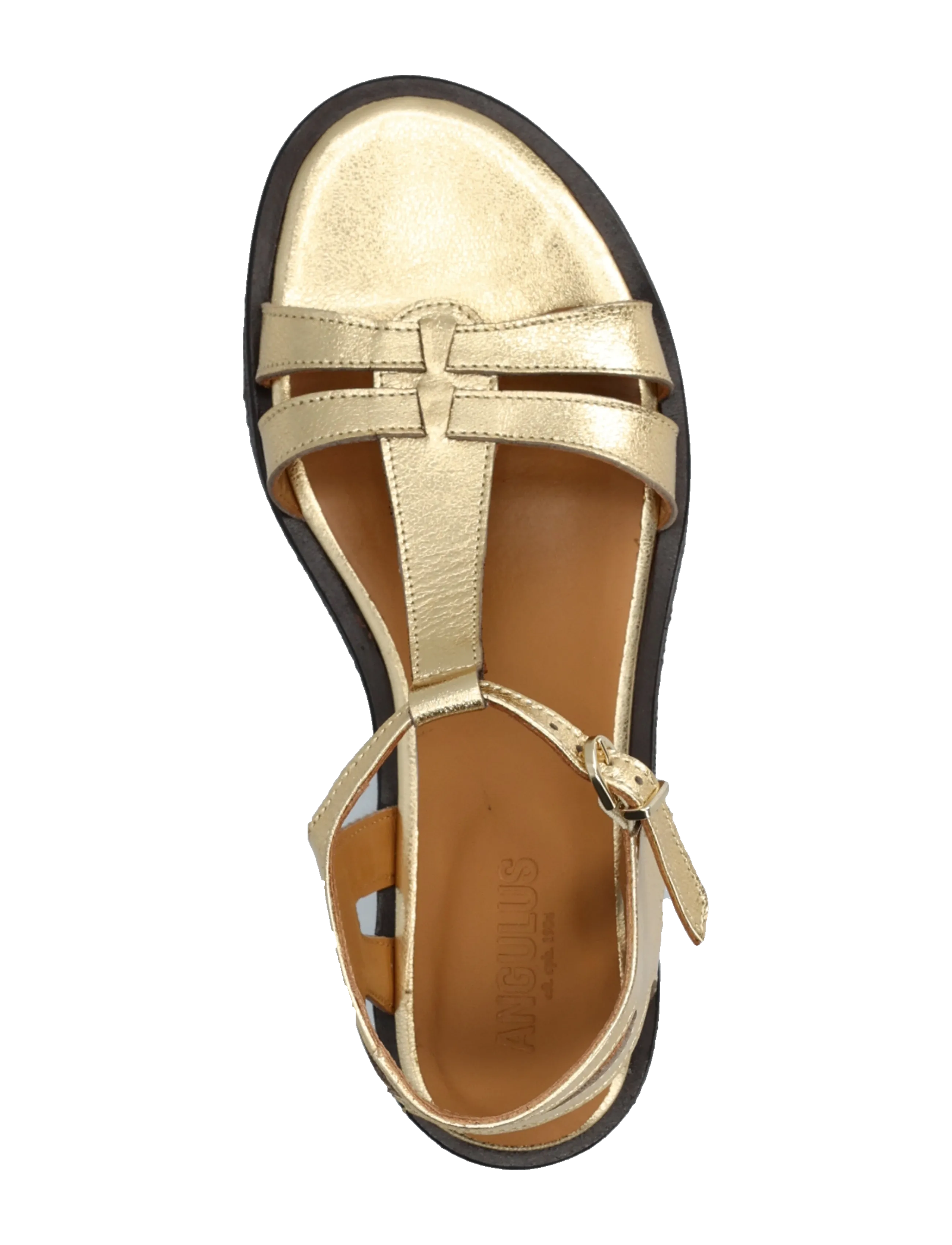 ANGULUS - Sandals - flat - gladiatorsandaler - 3643 gold - 3