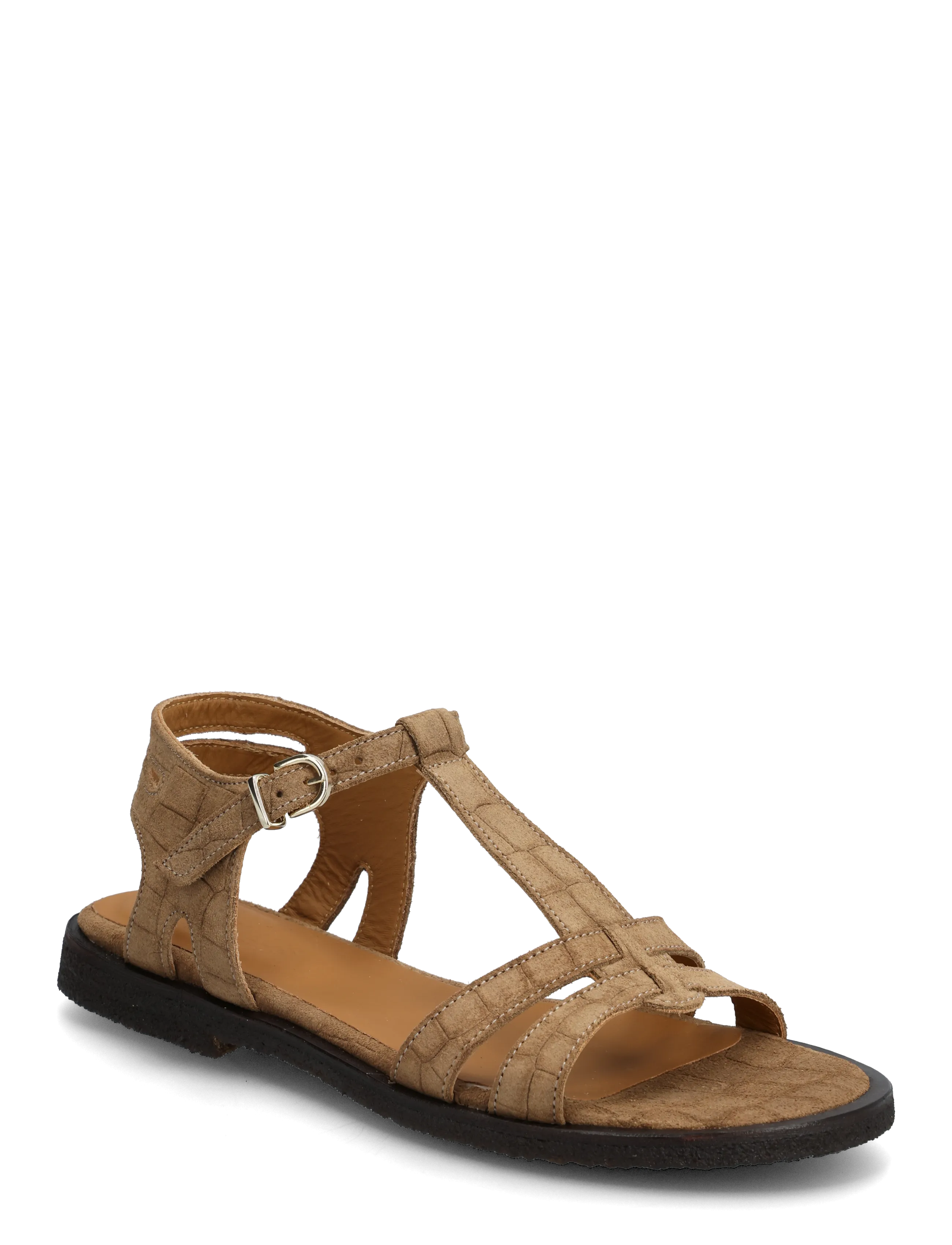 ANGULUS Sandals - Flat, 38.5, Brown, Sandaler > Flade, Dame