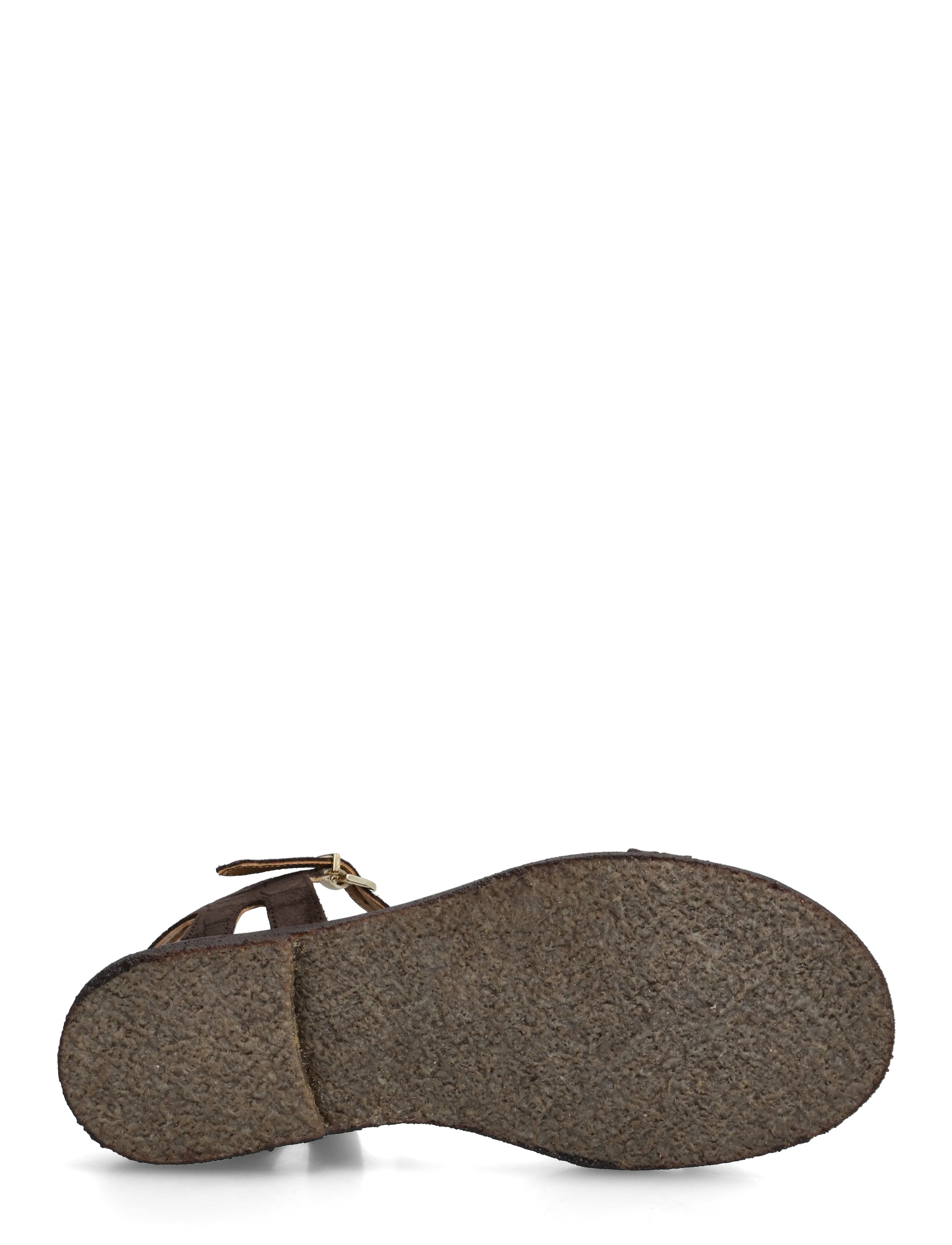 ANGULUS - Sandals - flat - gladiator-sandalen - 4640 dark brown croco - 4