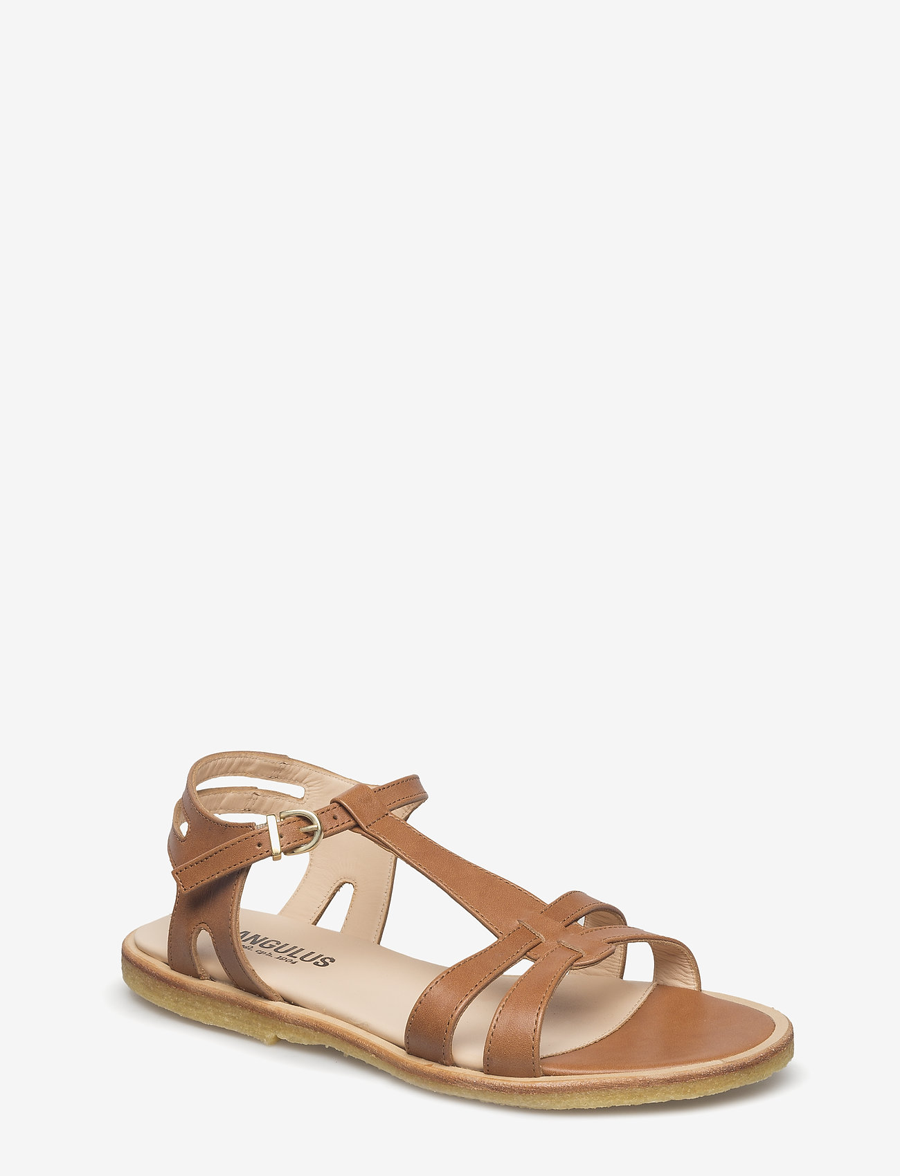 ANGULUS - Sandals - flat - kontsata sandaalid - 1789 tan - 1