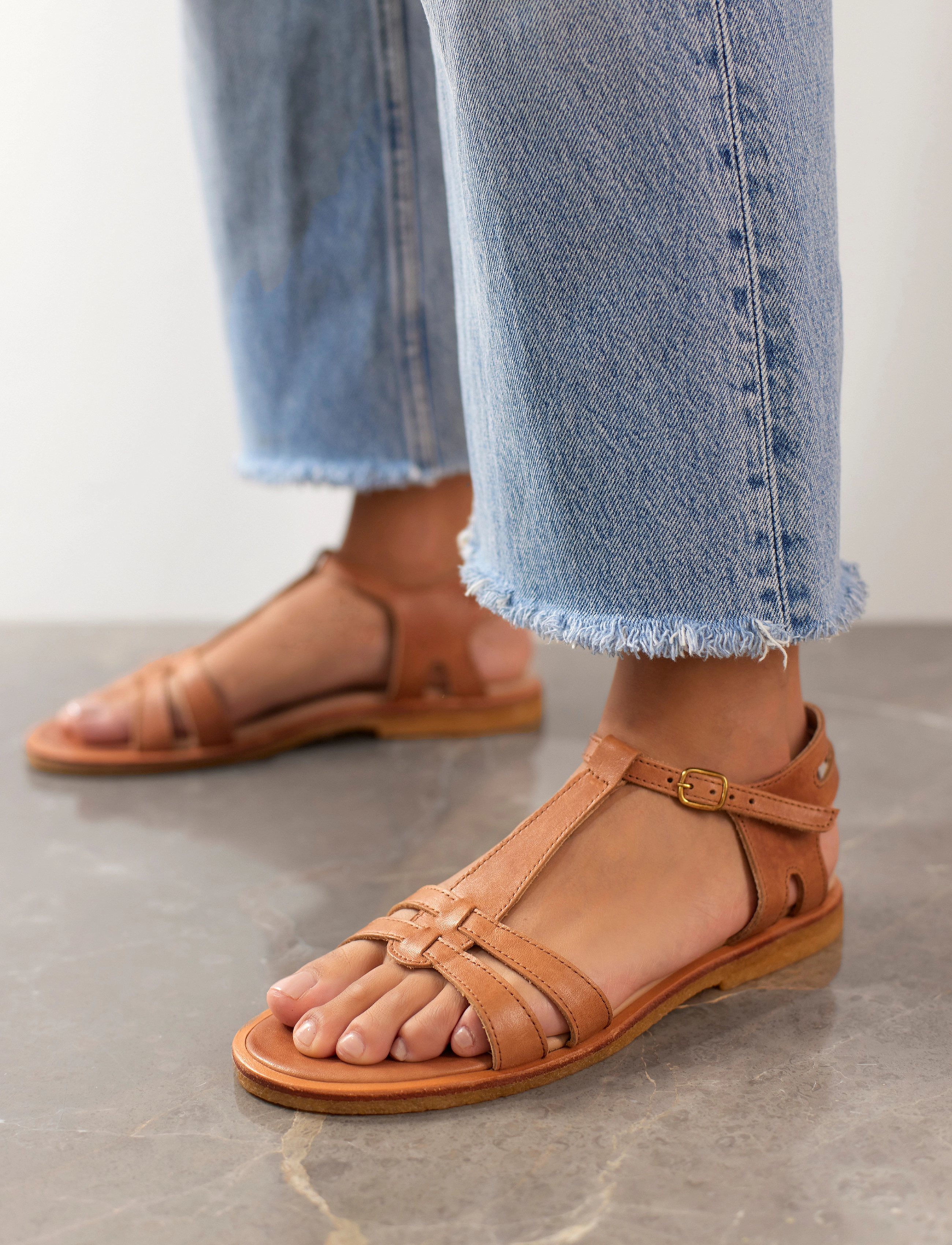 ANGULUS Sandals - Flat, 40.5, Sandaler > Flade, Dame