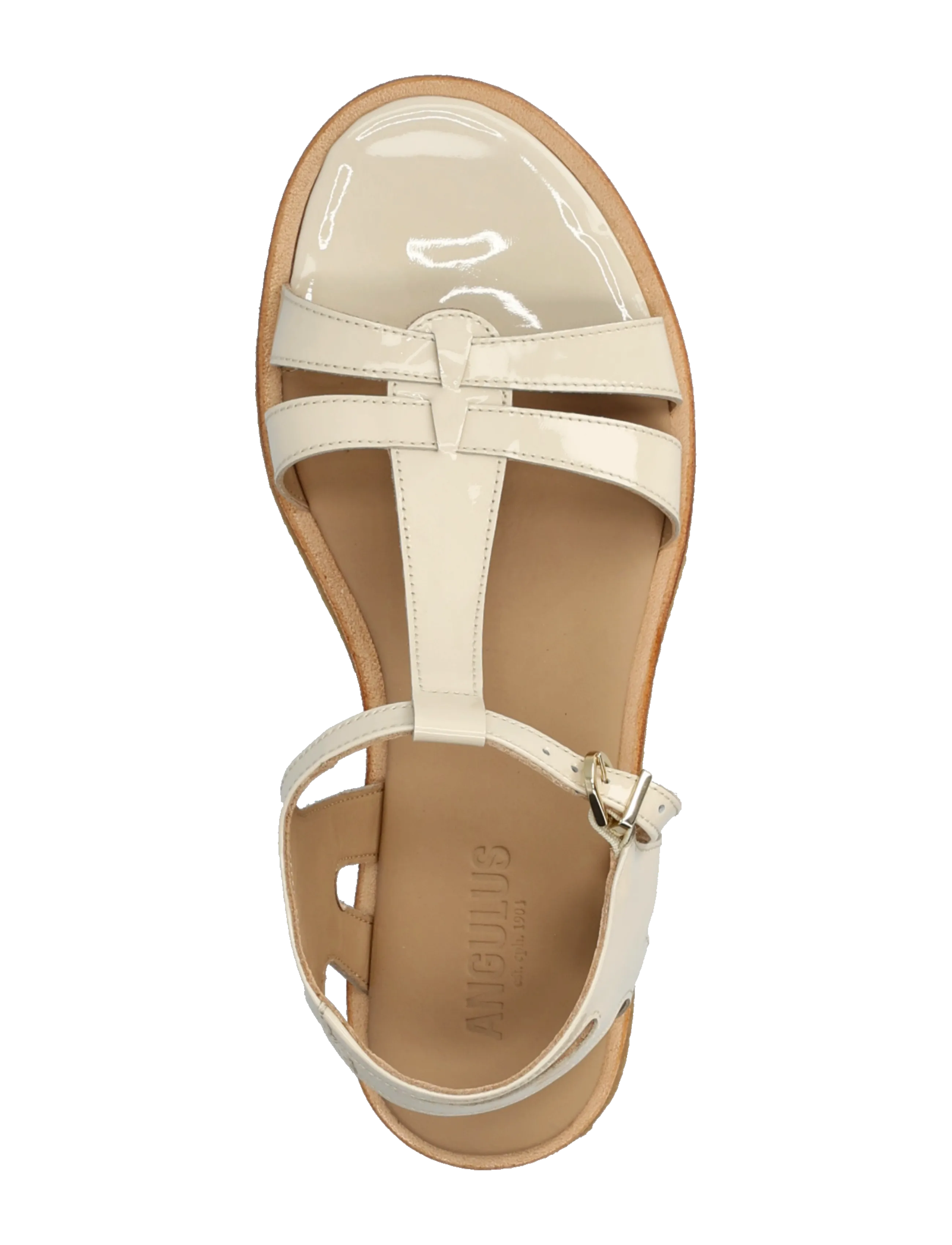 ANGULUS - Sandals - flat - kontsata sandaalid - 2362 buttermilk - 3