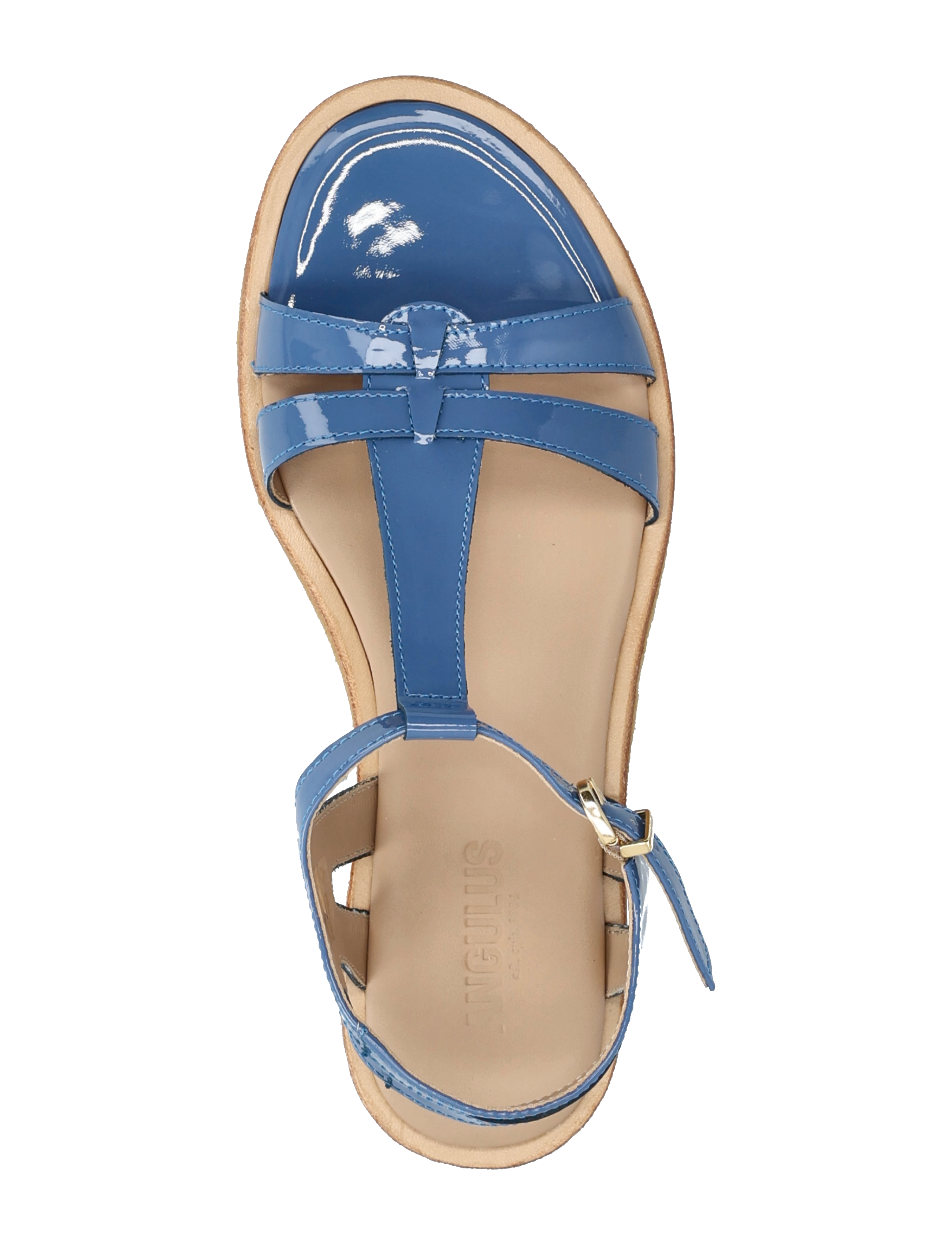 ANGULUS - Sandals - flat - sandaler - 2806 dusty blue - 4