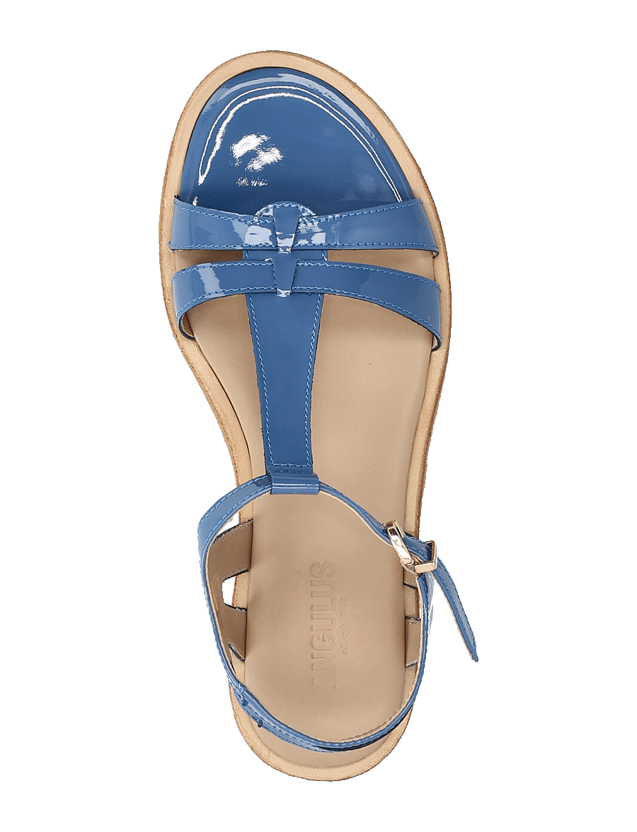 ANGULUS - Sandals - flat - flade sandaler - 2806 dusty blue - 4