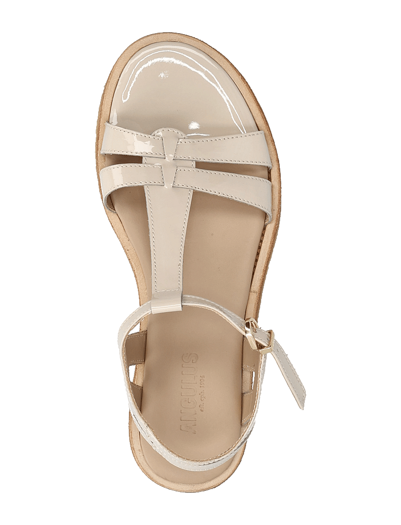 ANGULUS - Sandals - flat - flade sandaler - 2807 beige - 3