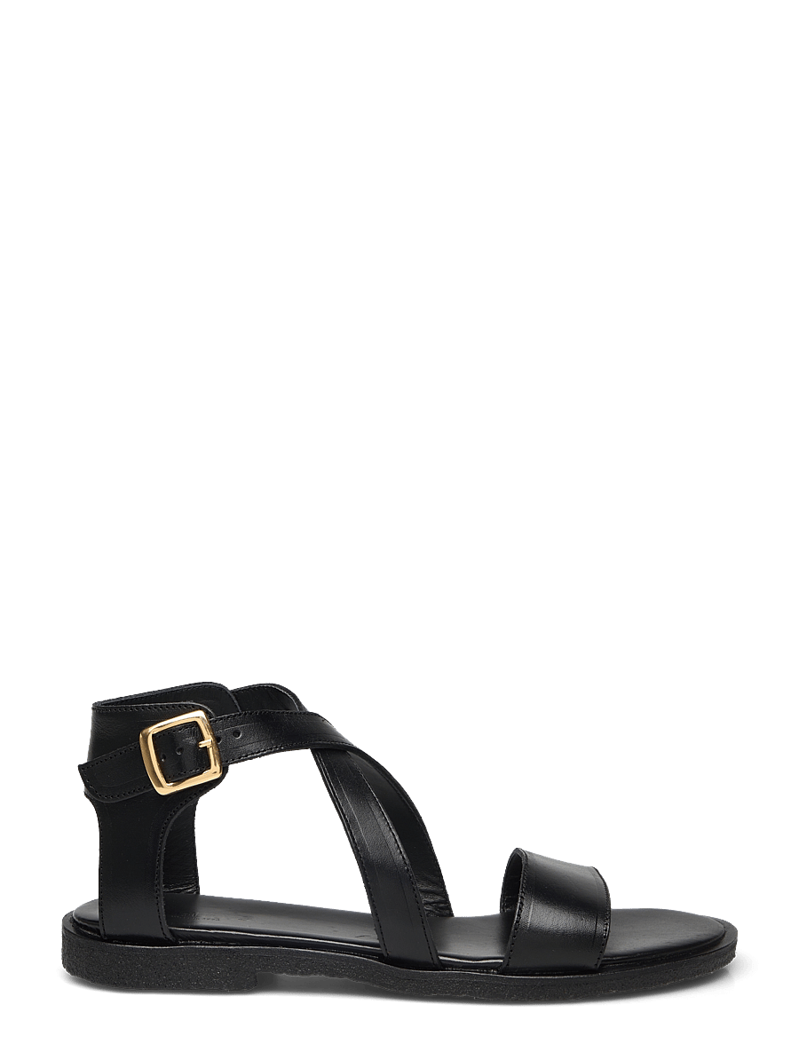 ANGULUS - Sandals - flat - open toe - op - 1785 black - 1
