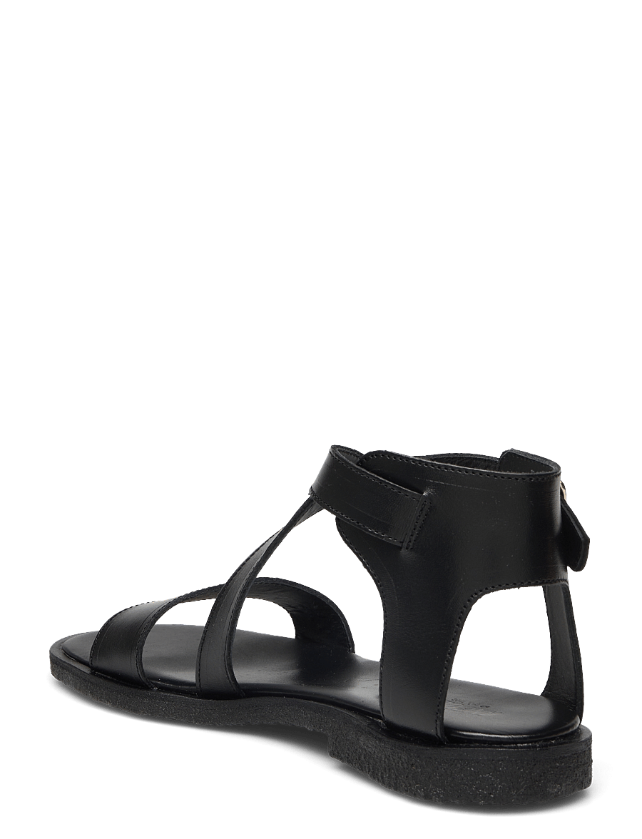 ANGULUS - Sandals - flat - open toe - op - 1785 black - 2
