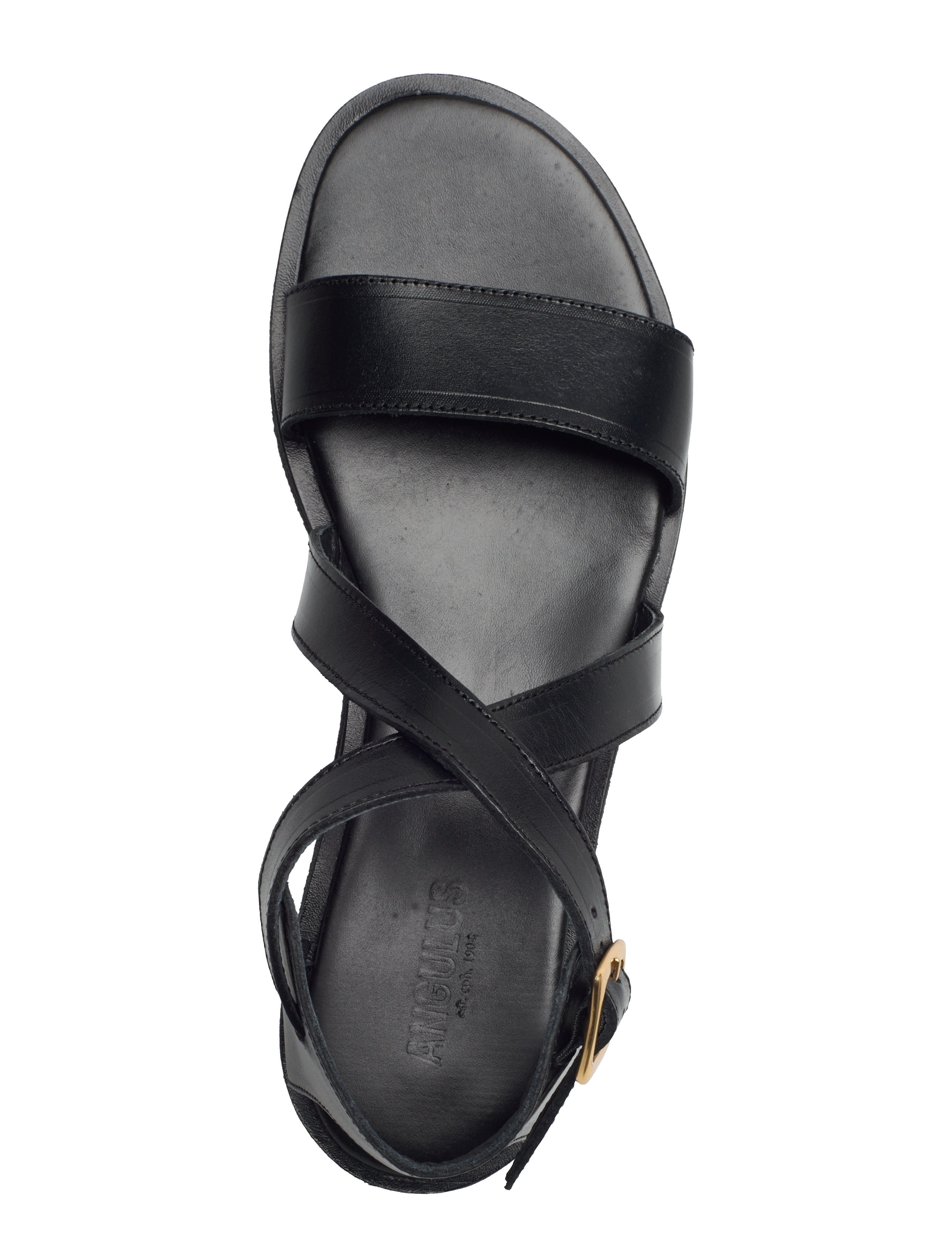 ANGULUS - Sandals - flat  - open toe - op - 1785 black - 3