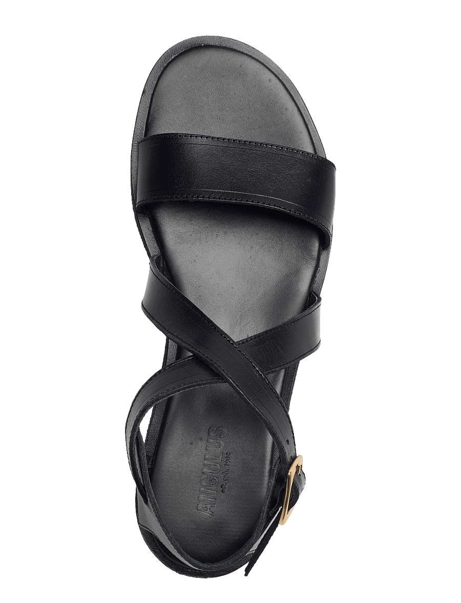 ANGULUS - Sandals - flat - open toe - op - 1785 black - 3