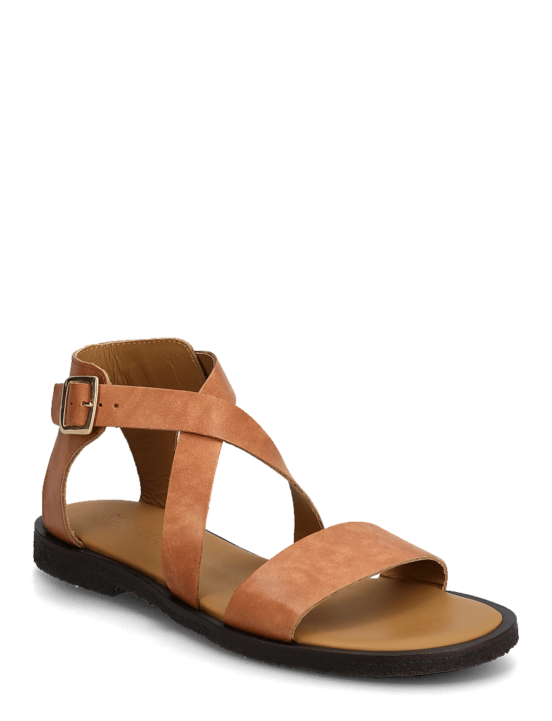 ANGULUS - Sandals - flat - open toe - op - gladiatorsandaler - 3637 tan - 0