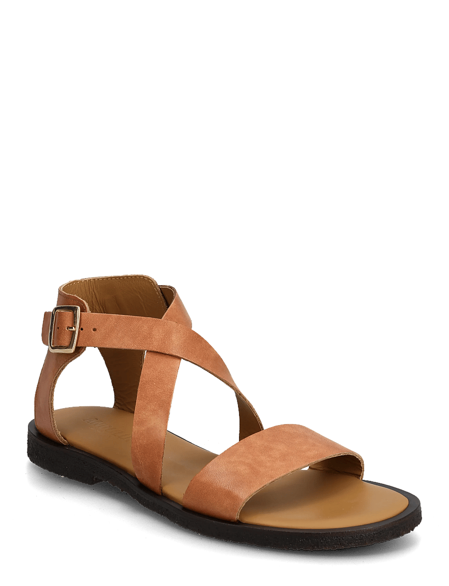 ANGULUS - Sandals - flat - open toe - op - gladiaator sandaalid - 3637 tan - 0