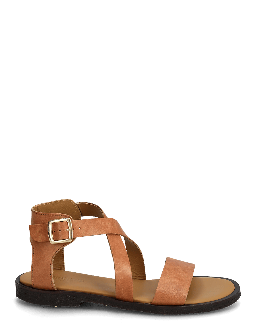 ANGULUS - Sandals - flat - open toe - op - gladiaator sandaalid - 3637 tan - 1