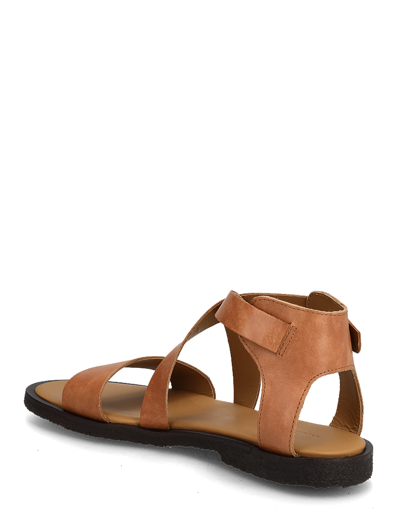 ANGULUS - Sandals - flat - open toe - op - gladiatorsandaler - 3637 tan - 2