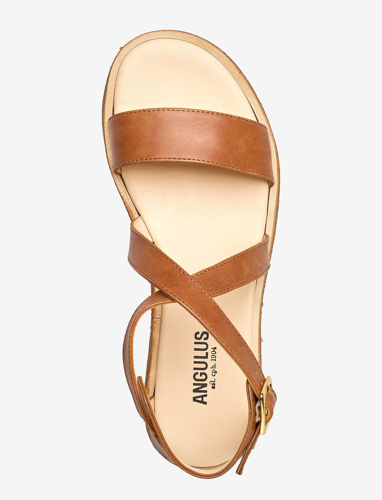 ANGULUS - Sandals - flat - open toe - op - 1789 tan - 3