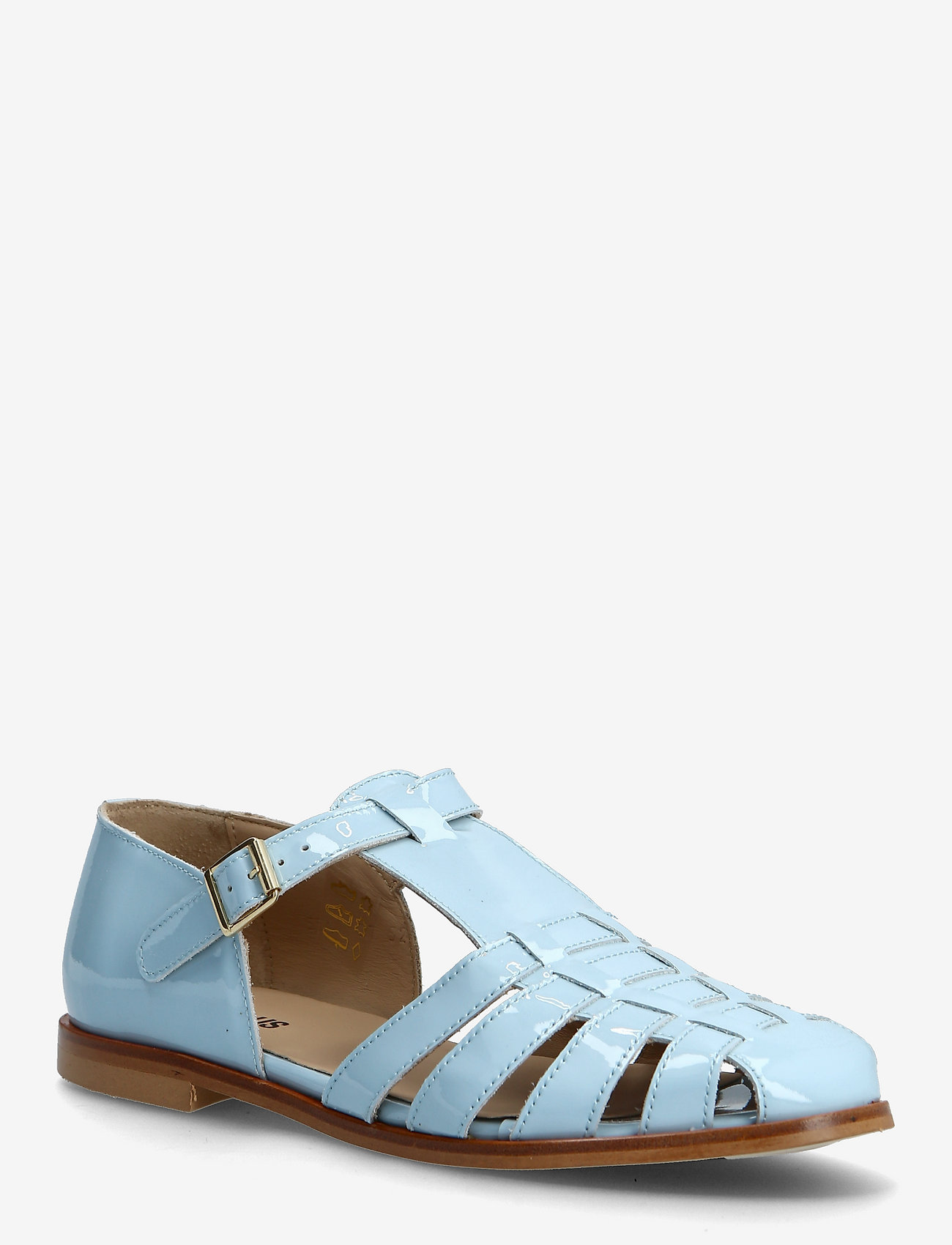 ANGULUS - Sandals - flat - closed toe - op - 2390 lightblue - 0