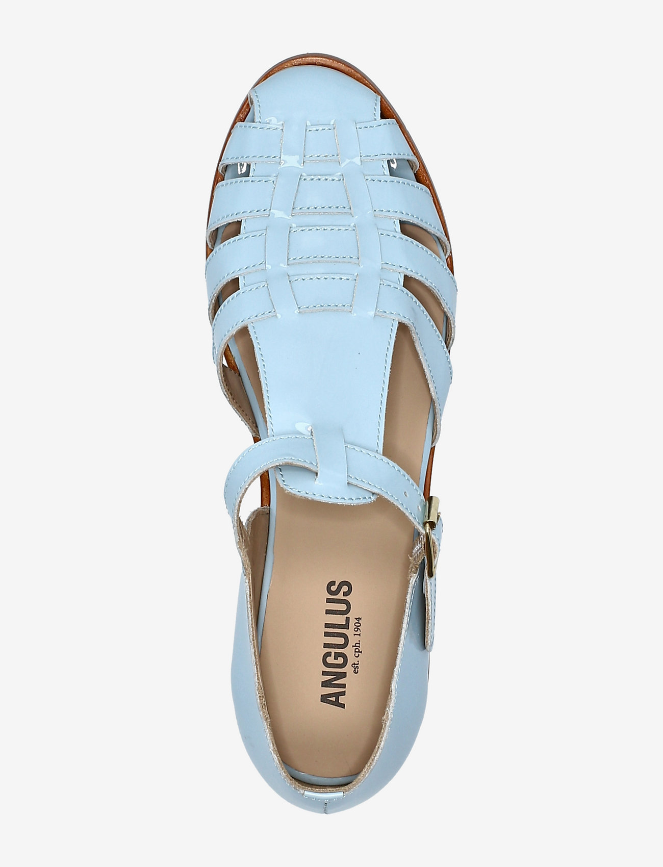ANGULUS - Sandals - flat - closed toe - op - 2390 lightblue - 3