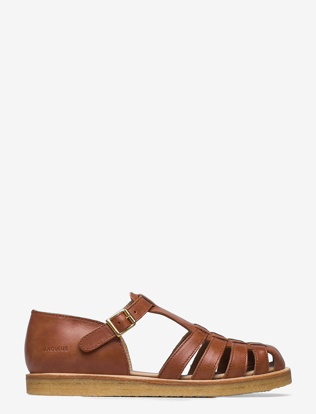 ANGULUS - Sandals - flat - closed toe - op - platta sandaler - 1789 tan - 0
