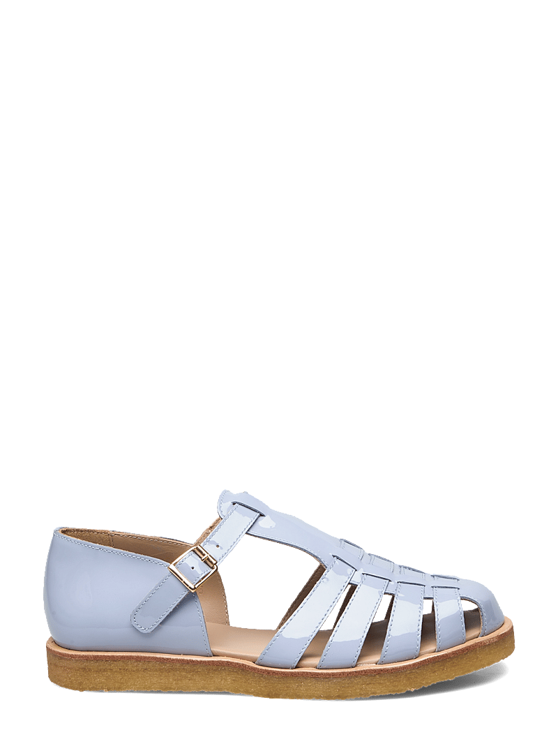 ANGULUS - Sandals - flat - closed toe - op - flache sandalen - 2293 light blue - 1
