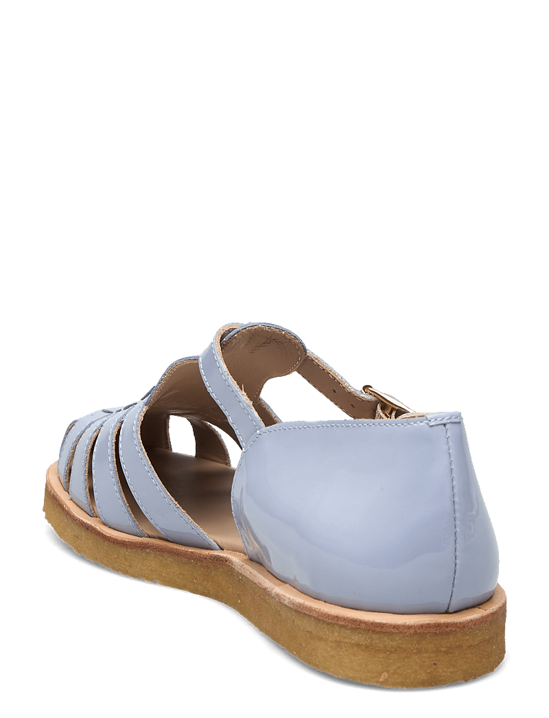 ANGULUS - Sandals - flat - closed toe - op - flache sandalen - 2293 light blue - 2