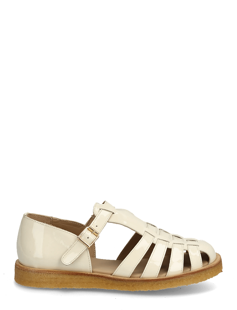 ANGULUS - Sandals - flat - closed toe - op - gladiatorsandaler - 2362 buttermilk - 1