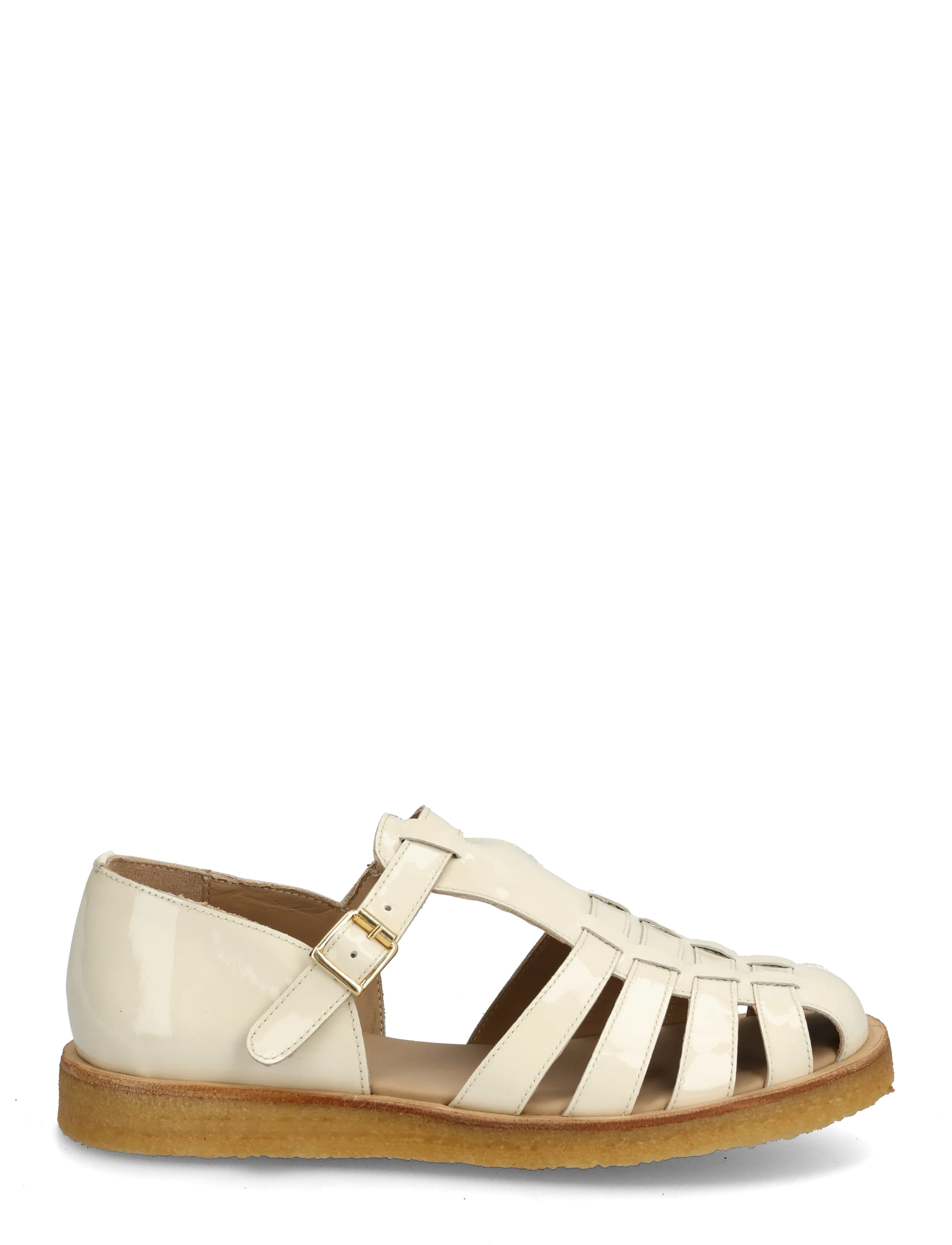 ANGULUS - Sandals - flat  - closed toe - op - gladiator sandals - 2362 buttermilk - 1